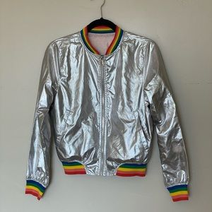 Rainbow Bomber Jacket